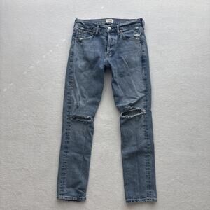 Citizens of Humanity C of H Women 24 Jeans Emerson Distressed Button Fly Relaxed